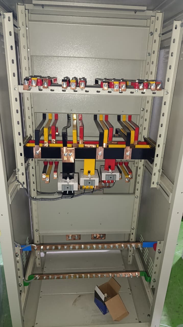 Multi-Tier Copper Busbar Droppers with Phase Heat-Shrink Insulation